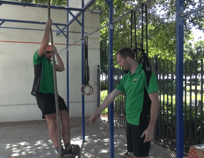 Rope Climbs J Hook Foot Clamp