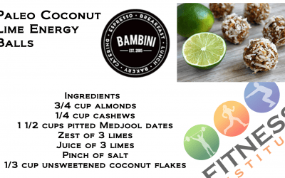 Paleo Coconut Lime Energy Balls – cooking demo
